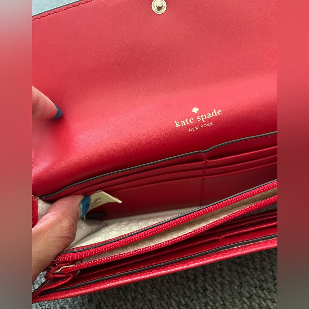 Kate Spade Vibrant Red Wallet - Picture 7 of 7